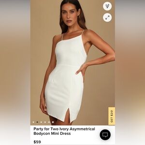 White Lulus Dress